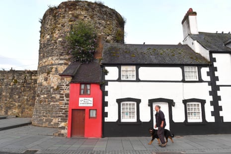 The UK’s smallest house in Conwy, Wales.