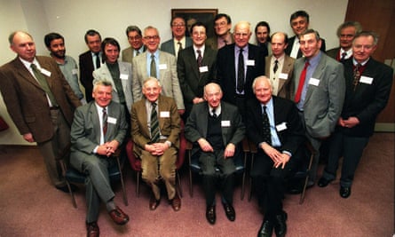 ‘A puzzlement of compilers’ at a Manchester lunch on the occasion of the retirement for the crossword editor John Perkin, 1997.