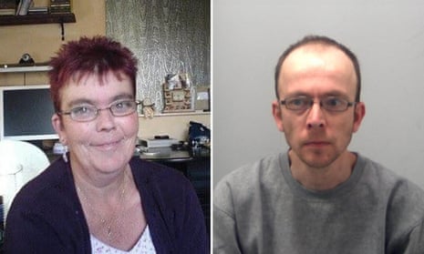 Andrew Wilding, right, was sentenced to life for the murder of his mother, Elsie Pinder, after setting fire to the flat they shared in July 2021
