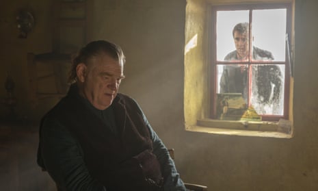 Brendan Gleeson and Colin Farrell in The Banshees of Inisherin.(Searchlight Pictures via AP)