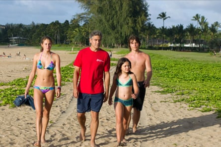 George Clooney as the hapless dad in The Descendants, 2011.
