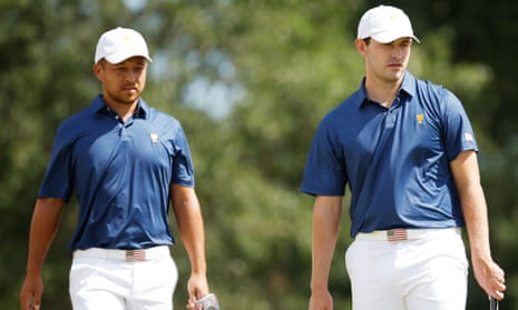 Patrick Cantlay (right) and Xander Schauffele have been linked with a switch to LIV Golf from the PGA Tour for the 2023 season.